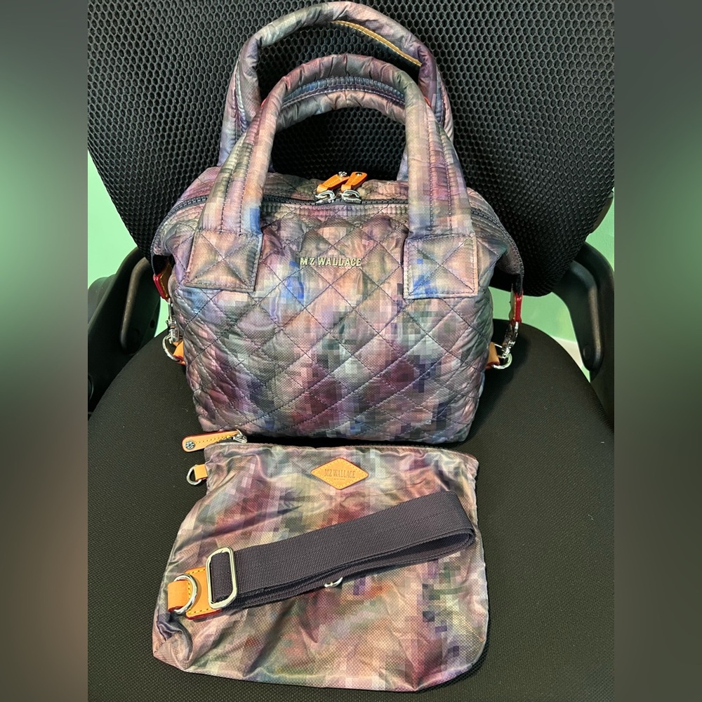 MZ Wallace small sutton in pixelated purple